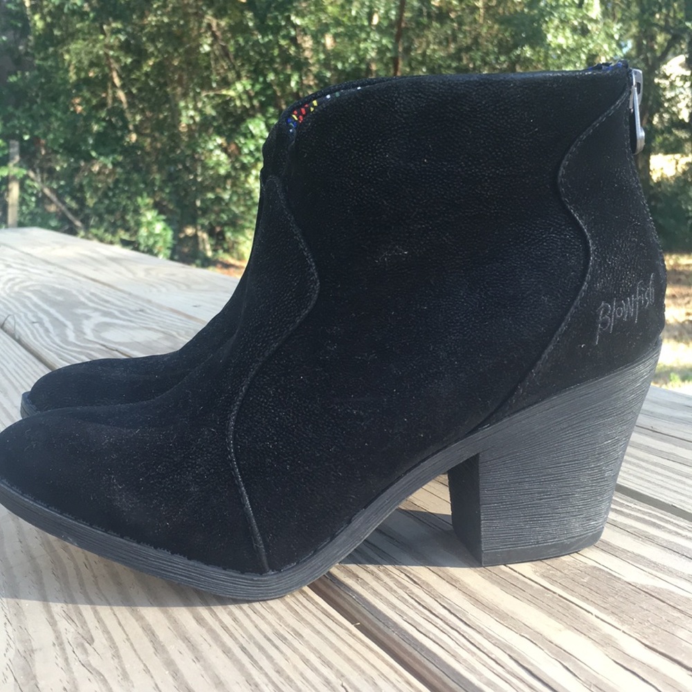 Black Suede Ankle Boots